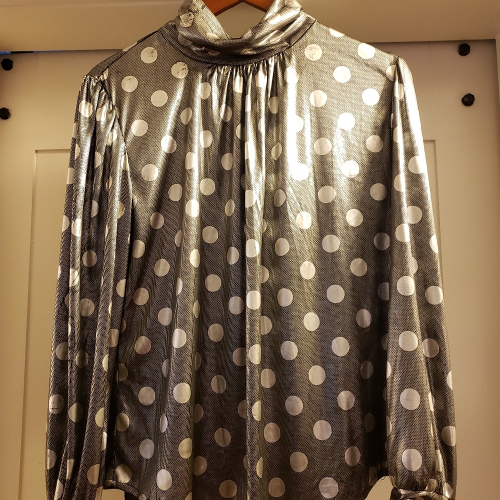 Lauren Lee - Metallic Polka Dot